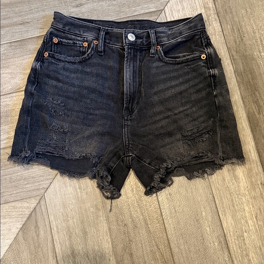 American Eagle Outfitters Black Jean Shorts